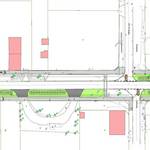 4. Plan Geh-/Radweg Sargstedter Weg: Abschnitt Kreuzungsbereich NW-10-Straße/Lilienweg [(c) Stadt Halberstadt]