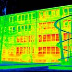Wärmebild der Spiegelschule klimaschutz waermebild spiegelschule