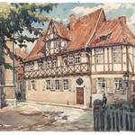 Walter Gemm: Ansicht des Gleimhauses, 1937