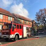 Am 14.11.2019 kam es im Ströbecker Schachmuseum zu einem Dachstuhlbrand © Städtisches Museum FW 1
