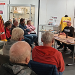 Impressionen vom Zeitzeugengespräch zur Jubiläumsausstellung mit „Andi“ und „Gerle“ und Moderator Bernd Waldow am 25.09.2025 (Städtisches Museum HBS). © Städtisches Museum PM 2. Impressionen vom Zeitzeugengespräch zur Jubiläumsausstellung mit „Andi“ und „Gerle“ und Moderator Bernd Waldow am 25.09.2025 (Städtisches Museum HBS).