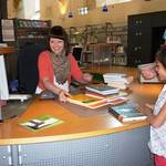 An der Verbuchungstheke An der Verbuchungstheke