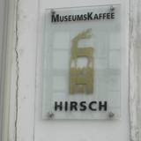 Schild des Kaffee Hirsch