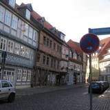 Straßenansichten der Bakenstraße mit bereits sanierten Wohngebäuden