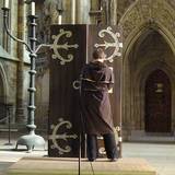 Luther nagelt seine Thesen an die Tür der Schlosskirche zu Wittenberg