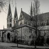 Halberstadt, Dom in schwarz weiß - Karsten Hebbel