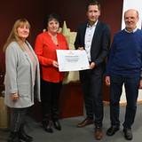 Übergabe des Spendenerlöses an das Kinder- und Jugendtelefon ©Stadt Halberstadt