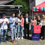 Die Organisatoren bei der Programmvorstellung des zweiten Halberstadtfestes ©Stadt Halberstadt / Holger Wegener