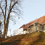 Baumaßnahmen am Jagdschloss Spiegelsberge ©Holger Wegener Baumaßnahmen am Jagdschloss Spiegelsberge ©Holger Wegener