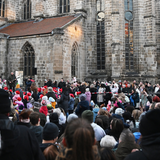 Mit großer Begeisterung wurde das Lied vom Halberstädter Weihnachtsbaum an der Martinikirche in Halberstadt gesungen ©Holger Wegener Mit großer Begeisterung wurde das Lied vom Halberstädter Weihnachtsbaum an der Martinikirche in Halberstadt gesungen ©Holger Wegener