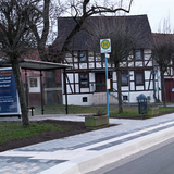 Die barrierefreie Bushaltestelle am Platz des Schachspiels ©Holger Wegener Die barrierefreie Bushaltestelle am Platz des Schachspiels ©Holger Wegener