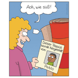 Einladung zur Ausstellungseröffnung „Glänzende Aussichten – 99 Karikaturen zu Klima, Konsum und anderen Katastrophen“ im Städtischen Museum Halberstadt &copy;Krumbiegel / Misereor.