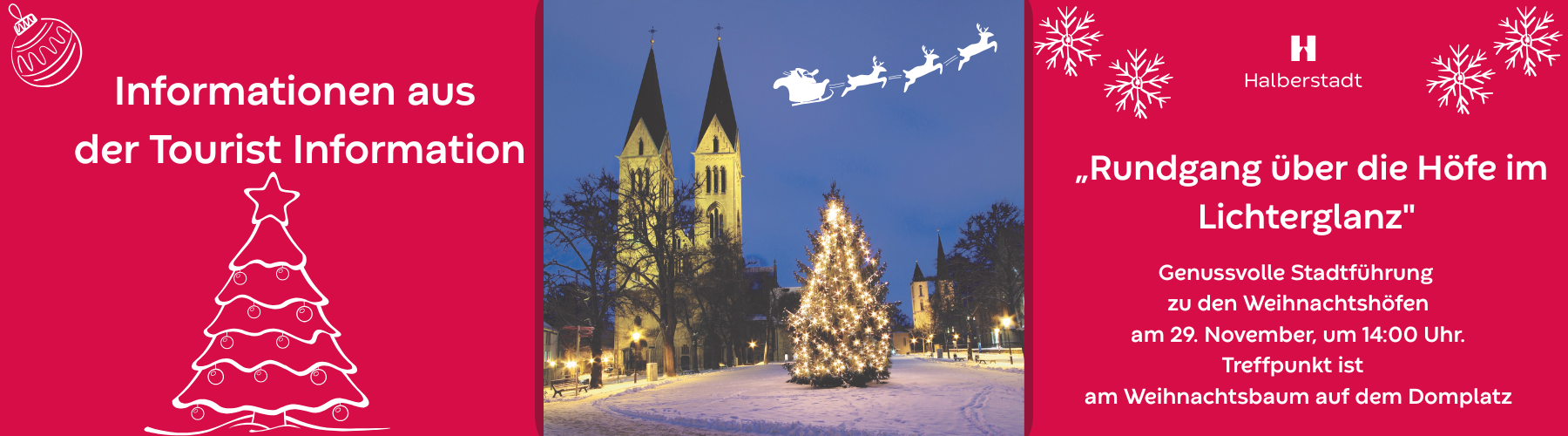 Rundgang über die Höfe im Lichterglanz