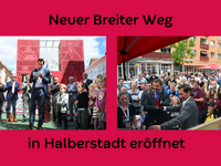 Neuer Breiter Weg in Halberstadt er&ouml;ffnet