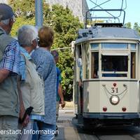 Rundfahrt mit der historischen Straßenbahn