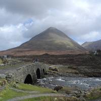 Steinbrücke auf der Isle of Skye, Sliachan
