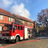 Brand im Schachmuseum - Kulturgut gerettet - OB Henke dankt Rettungs-kräften