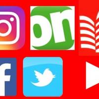Logos Soziale Netzwerke
