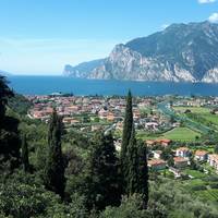 Blick Gardasee über Torbole