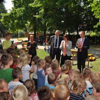 Heike Brehmer besucht Kita Sonnenschein in Halberstadt