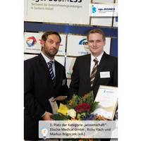 1. Platz im Businessplanwettbewerb für Elischa Medical GmbH
