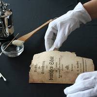 Dünner als dünn - Papierspaltung beim Hofabend bei Gleim