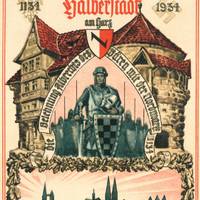 800 Jahr Feier des Reichstages zu Halberstadt am Harz Belehnung Albrechts des Bären mit der Nordmark