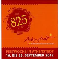 825 Jahre Athenstedt - Festwoche vom 16. bis 23. September