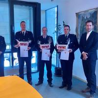 Drei Feuerwehrkameraden erhielten Ernennungsurkunden