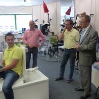 OB besucht Sanitätshaus Disse - ein Familienunternehmen seit fast 25 Jahren