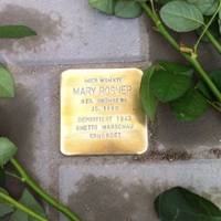 Stolpersteinlegung für Mary Rosner