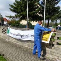 Transparente für sicheren Schulweg