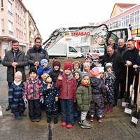 Spatenstich zum Umbau des Breiten Weges in Halberstadt