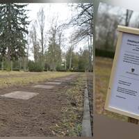 Würdige Verlegung von Grabplatten auf dem Halberstädter Militärfriedhof