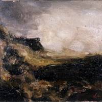 Landschaft Regenstein, 1975, Öl auf Leinwand, 30x35 ©Hans-Herrmann Richter