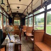 Historische Straßenbahn Innen
