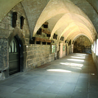 Liebfrauenkirche_Fachwerkausstellung im Kreuzgang