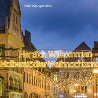 Halberstädter Weihnachtsmarkt, Blick zum Fischmarkt