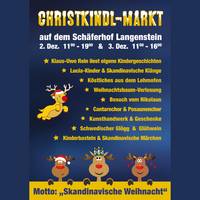 Christkindlmarkt Schäferhof Langenstein &#34;God Jul!&#34;