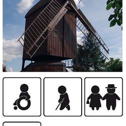 Bockwindmühle und Backhaus in Anderbeck