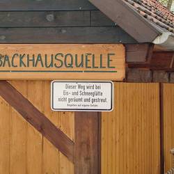 Backhausquelle in Aspenstedt, Ortsteil von Halberstadt