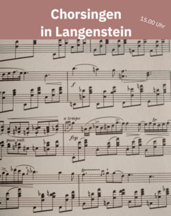 Musiknoten Chorsingen VA
