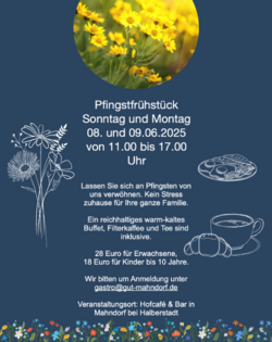Pfingstfrühstück Herrentag Mahndorf VA