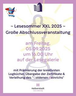 VA Kalender Abschluss Lesesommer XXL