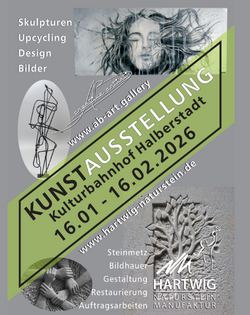 VAK   Kunstausstellung  Kulturbahnhof Halberstadt