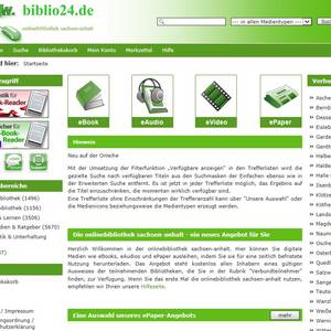 Screenshot Biblio24 © divibib GmbH
