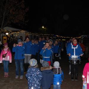 Laternenfest in der Kita „Sonnenschein“ im Schachdorf Ströbeck