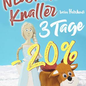 Neujahrsknaller beim HolzAndi in der Werkstatt für Kinder © Holzandi