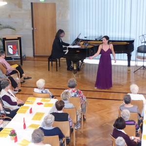 Musik am Nachmittag begeisterte Senioren im Rathaus © Stadt Halberstadt