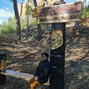 Kathrin R. Hotowetz beim Versunkenen Heiligtum © Stadt Halberstadt/Stadtmarketing